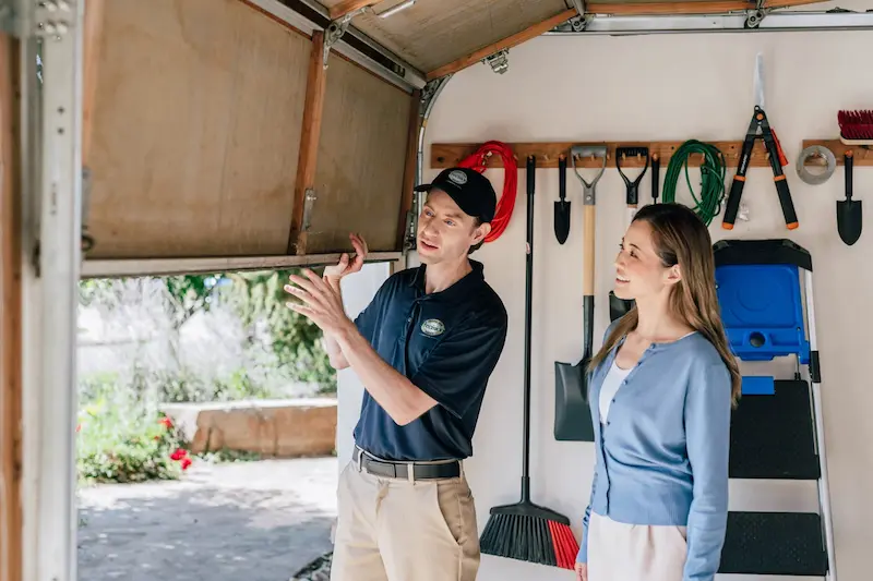 Garage door inspection