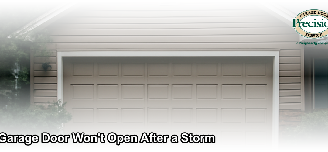 Garage Door Won’t Open After a Storm | Precision Door NJ