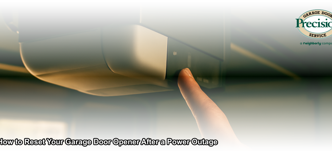 Reset Garage Door Opener After Power Outage | Precision Door NJ